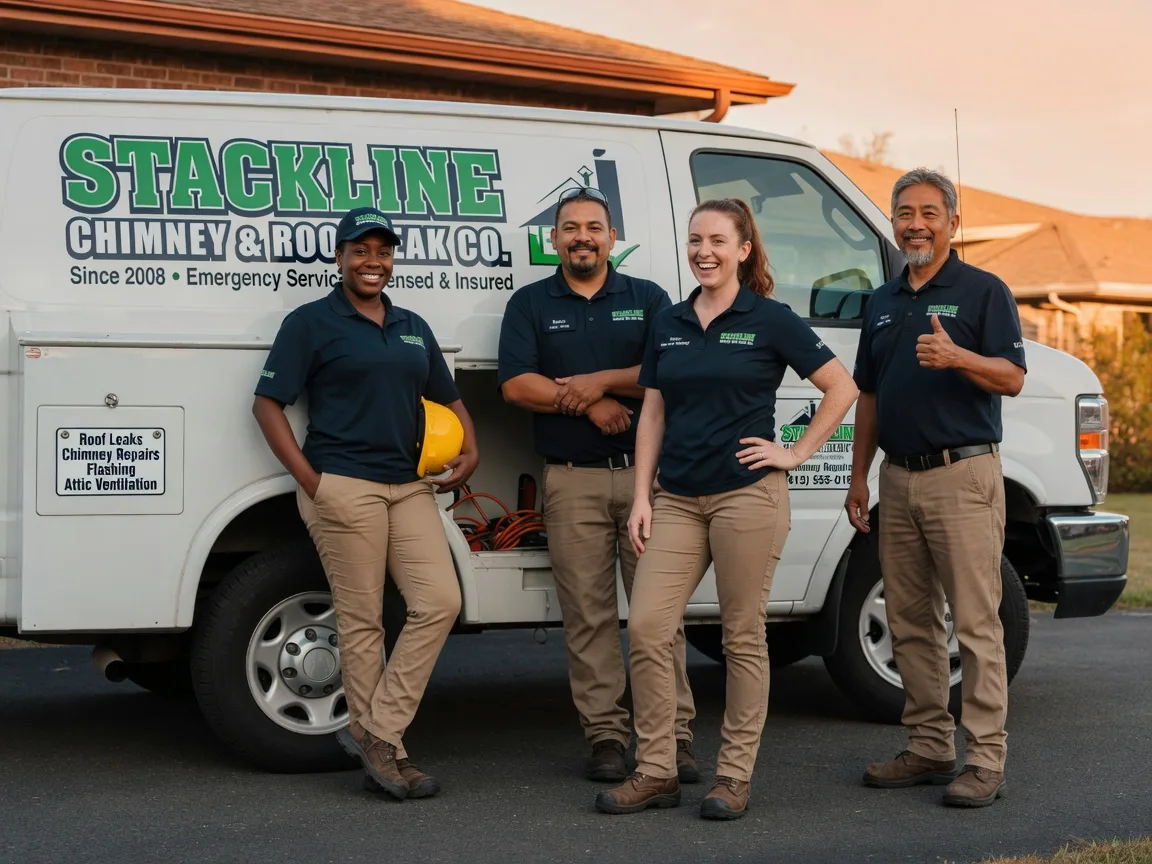 Chimney flashing repair company in Exline, IA